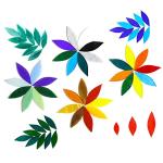 Mixed Color Glass Mosaic Tiles for DIY Projects