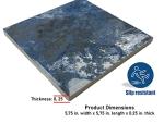 Tenedos Marasusa Blue Textured Porcelain Tile