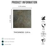 Rustic Stone Look 6"x6" Matte Porcelain Tile