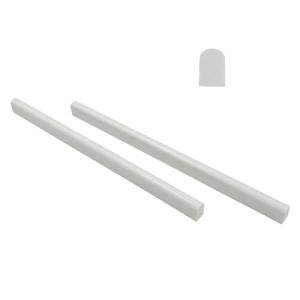 White Marble Pencil Tiles - 10 Pcs Set