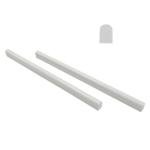 White Marble Pencil Tiles - 10 Pcs Set