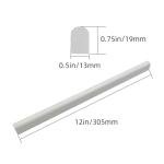 White Marble Pencil Tiles - 10 Pcs Set