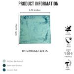 Aqua Crackle 6"x6" Turquoise Porcelain Tile