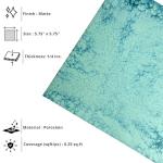 Aqua Crackle 6"x6" Turquoise Porcelain Tile