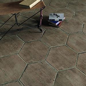 Provence Hexagon Heavy Duty Porcelain Shower Tile