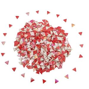 800PCS Rainbow Red Ceramic Mosaic Tiles