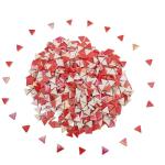 800PCS Rainbow Red Ceramic Mosaic Tiles