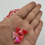 800PCS Rainbow Red Ceramic Mosaic Tiles