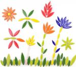 Iridescent White Leaf Petal Mosaic Tiles, 500g