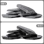 Natural Slate Rock Aquarium Stones - 6 Pack