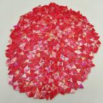 800PCS Rainbow Red Ceramic Mosaic Tiles