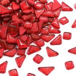 Red Mosaic Glass Tiles for Home Decor and Crafts