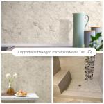 Cappadocia Hexagon Porcelain Mosaic Tile 12x12