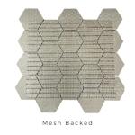 Cappadocia Hexagon Porcelain Mosaic Tile 12x12