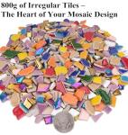 Mosaic Ceramic Tiles for DIY Crafts and Decor