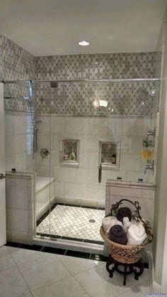 Carrara White Marble Rhomboid Mosaic Shower Tile