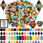 Assorted Glass Mosaic Tiles for Art Projects