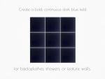 Midnight Cobalt 4x4 Ceramic Shower Floor Tile
