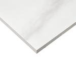 Daltile Perpetuo 12" X 24" Porcelain Marble Look Floor Tile in Polished Brilliant White (9 pieces per carton) (17.01 sqft per carton)