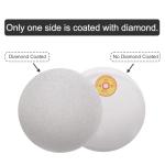 uxcell Diamond Sanding Grinding Disc, 8-Inch (200mm) Grit 80 No Center Hole, Flat Lap Disk Polishing Discs Abrasive Wheel for Gemstone Tile Porcelain Glass Stone Metal