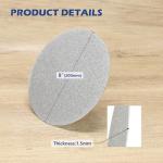 SCOTTCHEN Diamond Grinding Disc, 8” (200mm),No Center Hole,Flat Lap Disk Polishing Discs -60/120/240 Grit,Sanding Grinding Disc for Gemstone, Tile, Porcelain, Glass & Metal Polishing