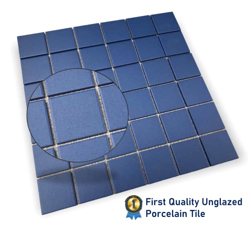 Blue Jay Porcelain 2x2 Square Mosaic Tile