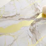 Haimin Wall Panels Peel and Stick 10 Pieces 23.6x11.8in (19.4 Sq. Ft. Coverage) Lightweight Backsplash Marble Look Tile (not Real Marble) Ideal for Kitchen Bathrooms Living Rooms Bedrooms