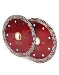 Casaverde 2Pcs/Lot 4.5“ Super Thin Diamond Porcelain Saw Blade Ceramic Cutting Disc for Cutting Ceramic or Porcelain Tiles (4.5"-2pcs)