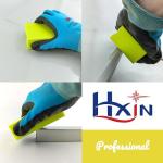 HXIN Diamond Hand Polishing Pad Diamond Sanding Block Foam Backed Diamond Sponge Sanding Pads for Wet or Dry Grinding polishing for Granite Marble Stone Tile Glass Ceramic (1, 60# Cubic)