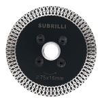 SUBRILLI 3 Inch Diamond Saw Blade Turbo Segment Carving Cutting Disc with Removable 5/8-11 Thread for Stone Granite Tiles