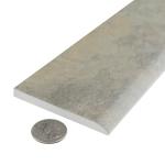 Ardesia Bullnose Gris 3-1/8" x 17-1/2" Porcelain Floor and Wall Trim