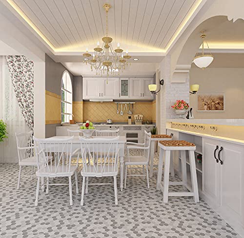 Matte Grey Honeycomb 2x2 Porcelain Mosaic Tile