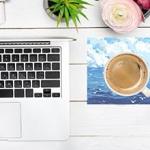 AKOLAFE 24 Sets Square Ceramic Tile 4x4 Ceramic Tiles for Coasters Unglazed Ceramics Tiles with Cork Backing Pads Blank 4x4 Tiles Ceramics Tile for Crafts Projects Use with Alcohol Ink/Acrylic Pouring