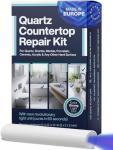 Quartz Countertop Repair Kit DIY (3 Colors + Polisher) - Made by Engineers I Also for Granite, Acrylic, Fiberglass, Porcelain, Tile & Ceramic Surfaces I Easy Process & Quick Results