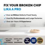 Quartz Countertop Repair Kit DIY (3 Colors + Polisher) - Made by Engineers I Also for Granite, Acrylic, Fiberglass, Porcelain, Tile & Ceramic Surfaces I Easy Process & Quick Results