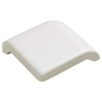 Daltile Restore Bright White 2 in. x 2 in. Ceramic Radius Bullnose Wall Trim Tile