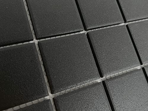 Vintage Charcoal 2x2 Inch Unglazed Porcelain Tile