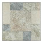 Tivoli Self Adhesive Vinyl Floor Tiles, 45 Tiles - 12" x 12", Marble Blocks - Peel & Stick, DIY Flooring for Kitchen, Dining Room, Bedrooms, Basements & Bathrooms by Achim Home Decor