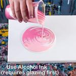 24 Pack Ceramic Tiles for Crafts with 2 Holders, White Unglazed Blank Ceramic Costers with Self-Adhesive Cork Backing Pads for Acrylic Pouring, Painting, Make Your Own DIY Coasters (Round)