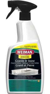 Weiman Granite Cleaner For Granite Marble Soapstone Quartz Quartzite Slate Limestone Corian Laminate Tile Countertop and More, 24 FL Oz