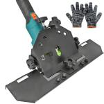 45 Degree Angle Grinder Tile Chamfering Bracket, Adjustable Cutting Guide compatible with 4-1/2'' and 5'' Angle Grinders, for Ceramic, Glass, Stone, Glazed Flooring, Thickened Metal