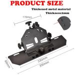 45 Degree Angle Grinder Tile Chamfering Bracket, Adjustable Cutting Guide compatible with 4-1/2'' and 5'' Angle Grinders, for Ceramic, Glass, Stone, Glazed Flooring, Thickened Metal