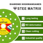 FIXLTFAST 4 1 2 inch Tile Cutter Diamond Saw Blade for Angle Grinder Porcelain Ceramic Glass Marble Cutting Tools Grinding disc (3pcs)