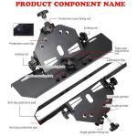 45 Degree Angle Grinder Tile Chamfering Bracket, Adjustable Cutting Guide compatible with 4-1/2'' and 5'' Angle Grinders, for Ceramic, Glass, Stone, Glazed Flooring, Thickened Metal