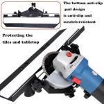 45 Degree Angle Grinder Tile Chamfering Bracket, Adjustable Cutting Guide compatible with 4-1/2'' and 5'' Angle Grinders, for Ceramic, Glass, Stone, Glazed Flooring, Thickened Metal