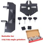 45 Degree Angle Grinder Tile Chamfering Bracket, Adjustable Cutting Guide compatible with 4-1/2'' and 5'' Angle Grinders, for Ceramic, Glass, Stone, Glazed Flooring, Thickened Metal