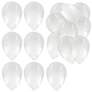 Hitefu 72PCS Teardrop Glass Cabochons, Flat Back Clear Transparent Dome Tiles, Transparent Glass Gems for Photo Pendant Jewelry Making, 18x25mm