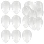 Hitefu 72PCS Teardrop Glass Cabochons, Flat Back Clear Transparent Dome Tiles, Transparent Glass Gems for Photo Pendant Jewelry Making, 18x25mm