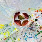 PALJOLLY 24 Sheets Clear Iridescent and Confetti Stained Glass Sheet Variety Pack, 4 x 6 inch Cathedral Art Glass Mosaic Tiles for Crafts, Stained Glass Supplies for Projects Mosaics