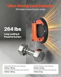 VEVOR Vacuum Suction Cup, 8-Inch Vacuum Glass Lifter with Metal Handle, 429 lbs Max Lifting Capacity Tile Suction Cup Tool with Carrying Case for Lifting Large Tile, Granite, Drywall, Windows (2-Pack)